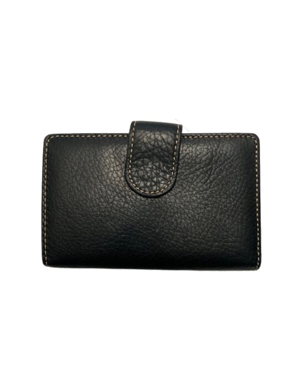 MUNDI Black Rio Leather Indexer Wallet